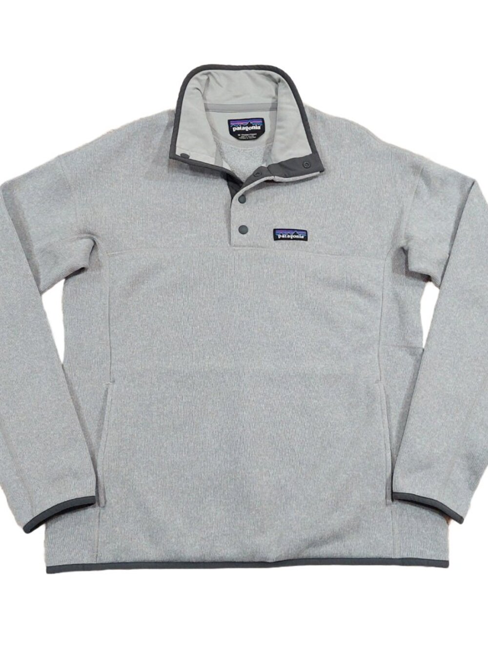 Patagonia Better Sweater Womens Medium Light Grey, Marsupial Pullover Sweatshirt